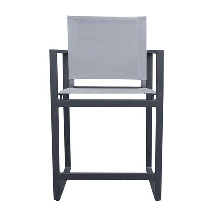 Kayak - Modern Dark Charcoal Outdoor Counter Stool - image 2
