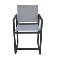 Kayak - Modern Dark Charcoal Outdoor Counter Stool - image 3