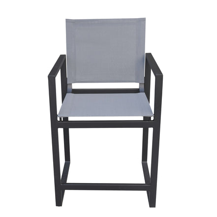 Kayak - Modern Dark Charcoal Outdoor Counter Stool - image 3