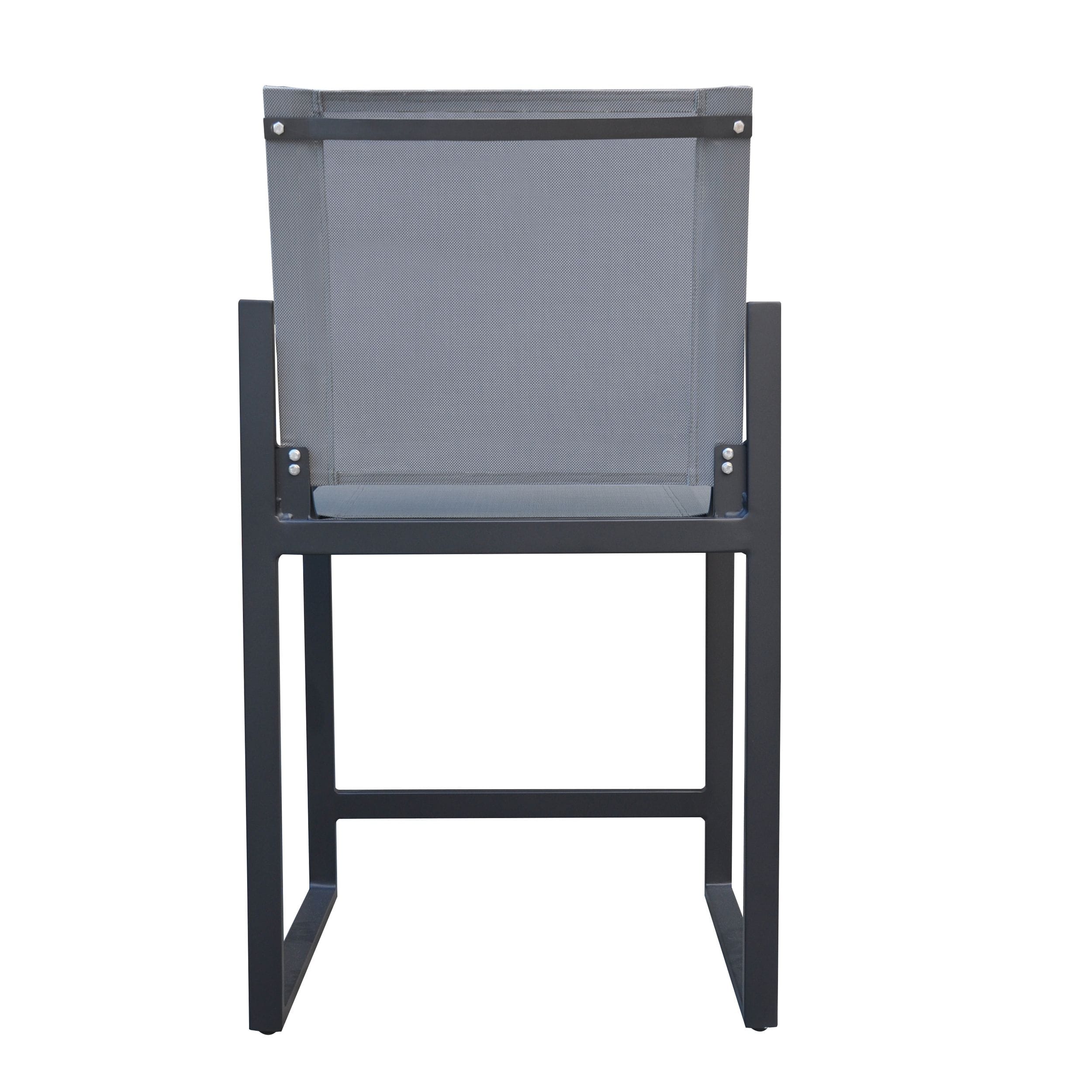 Kayak - Modern Dark Charcoal Outdoor Counter Stool - image 5