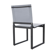 Kayak - Modern Outdoor Dark Charcoal Dining Chair (Set of 2) - image 4
