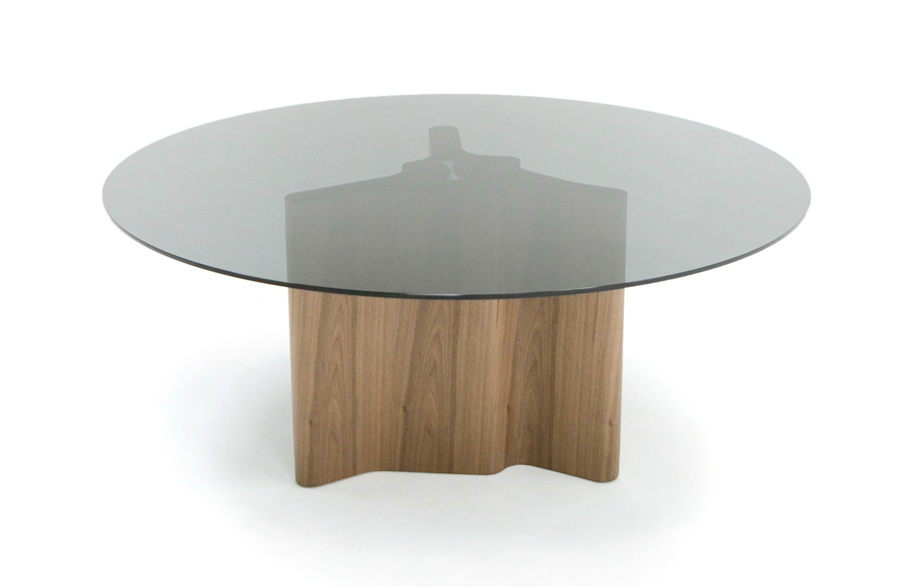 Kaye - Modern Walnut + Glass 71