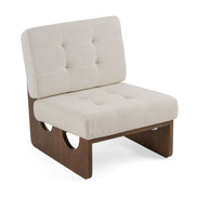 Kaylie - Contemporary Off White Accent Chair - image 2
