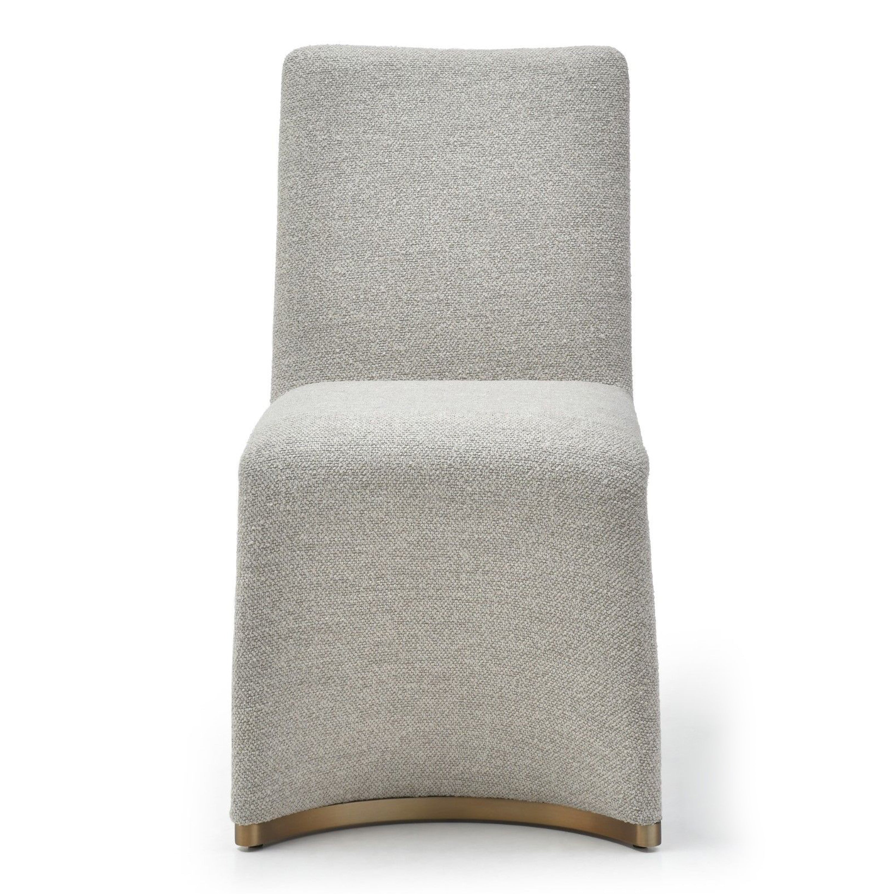 Kenda Contemporary Grey and Brushed Gold Dining Chair (Set of 2) - image 4