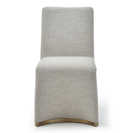 Kenda Contemporary Grey and Brushed Gold Dining Chair (Set of 2) - image 4