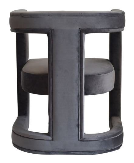 Kendra - Dark Grey Fabric Accent Chair
