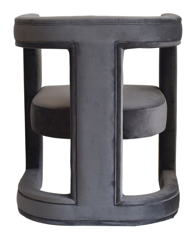 Kendra - Dark Grey Fabric Accent Chair
