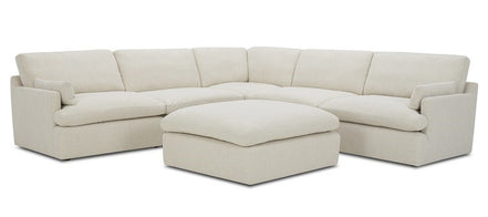 Danica - Modern Beige Sectional Sofa