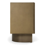Kiefer - Modern Faux Travertine Ceramic + Bronze Buffet - image 3