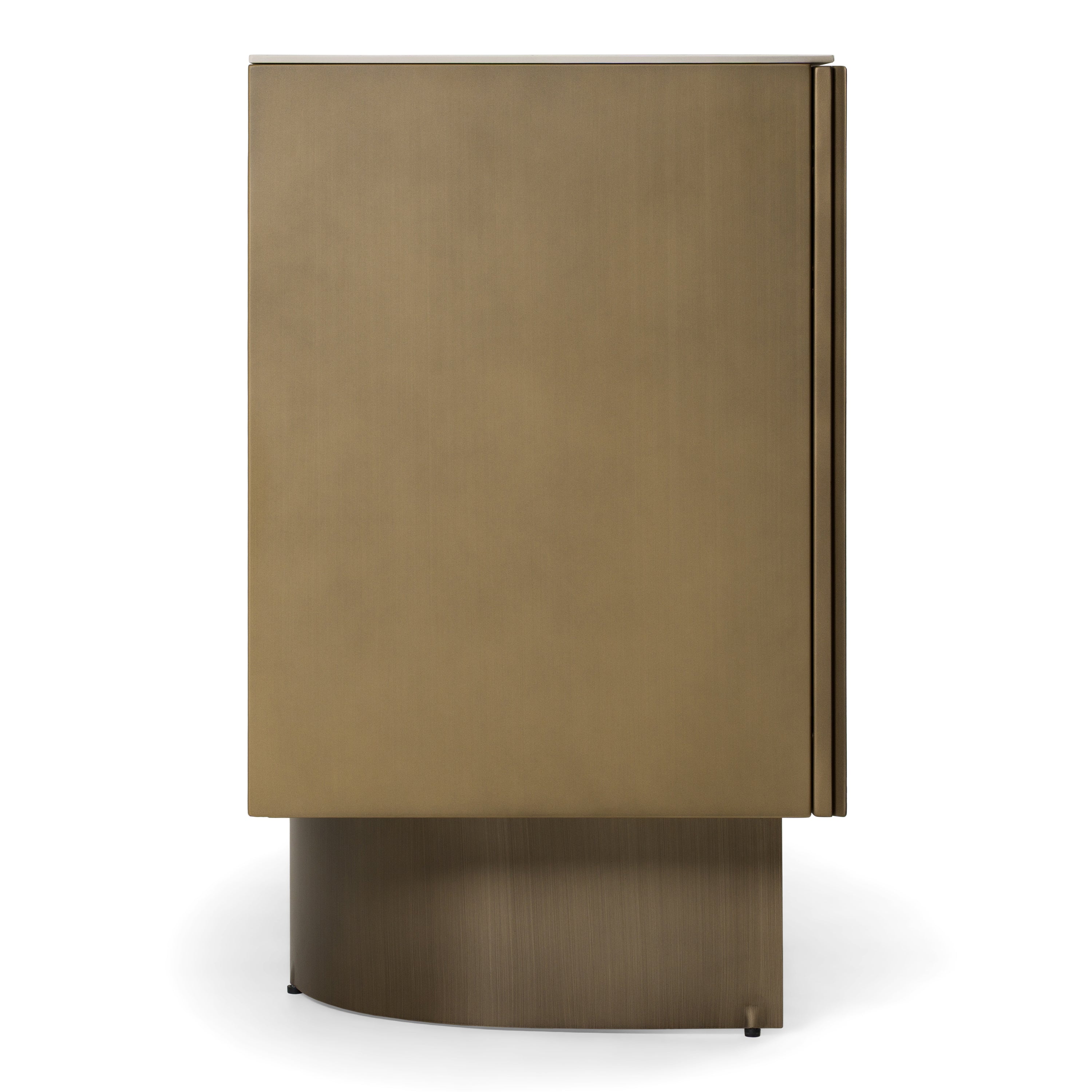 Kiefer - Modern Faux Travertine Ceramic + Bronze Buffet - image 3