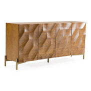 Killeen - Modern Gold + Walnut Buffet - image 3