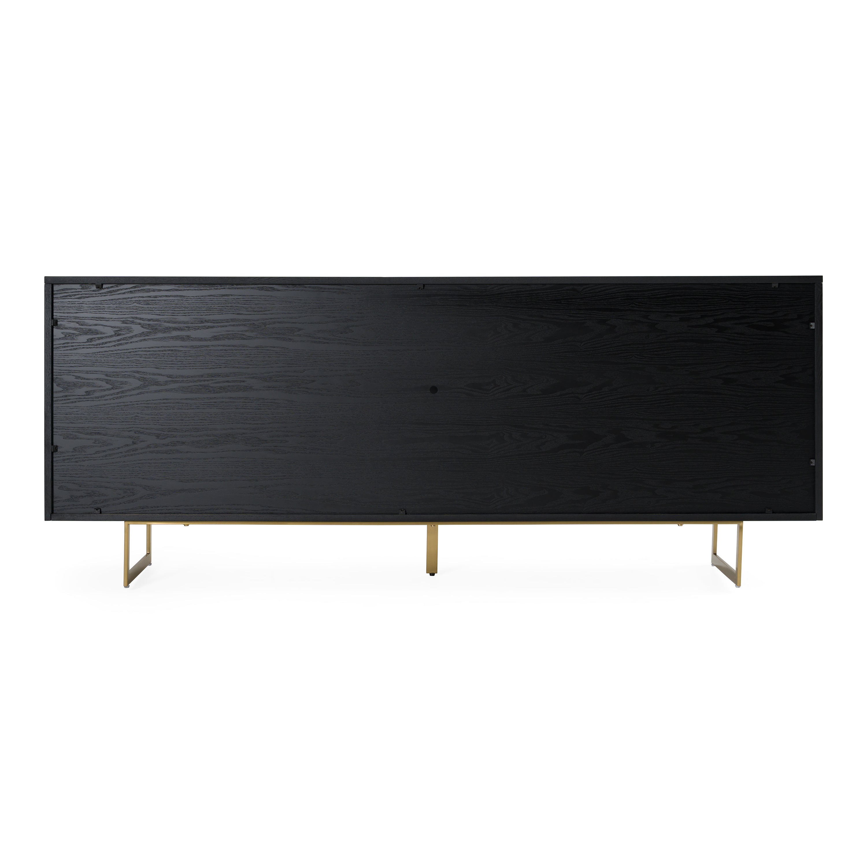 Kilson - Modern Black Oak & Champagne Gold Buffet - image 3