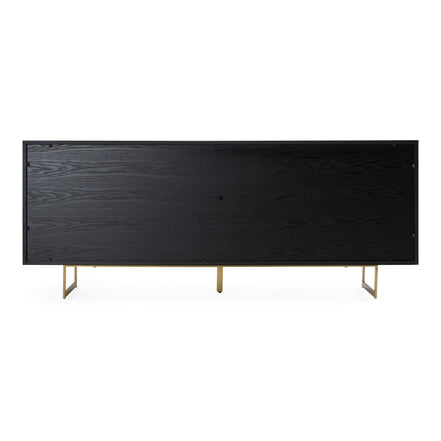Kilson - Modern Black Oak & Champagne Gold Buffet - image 3