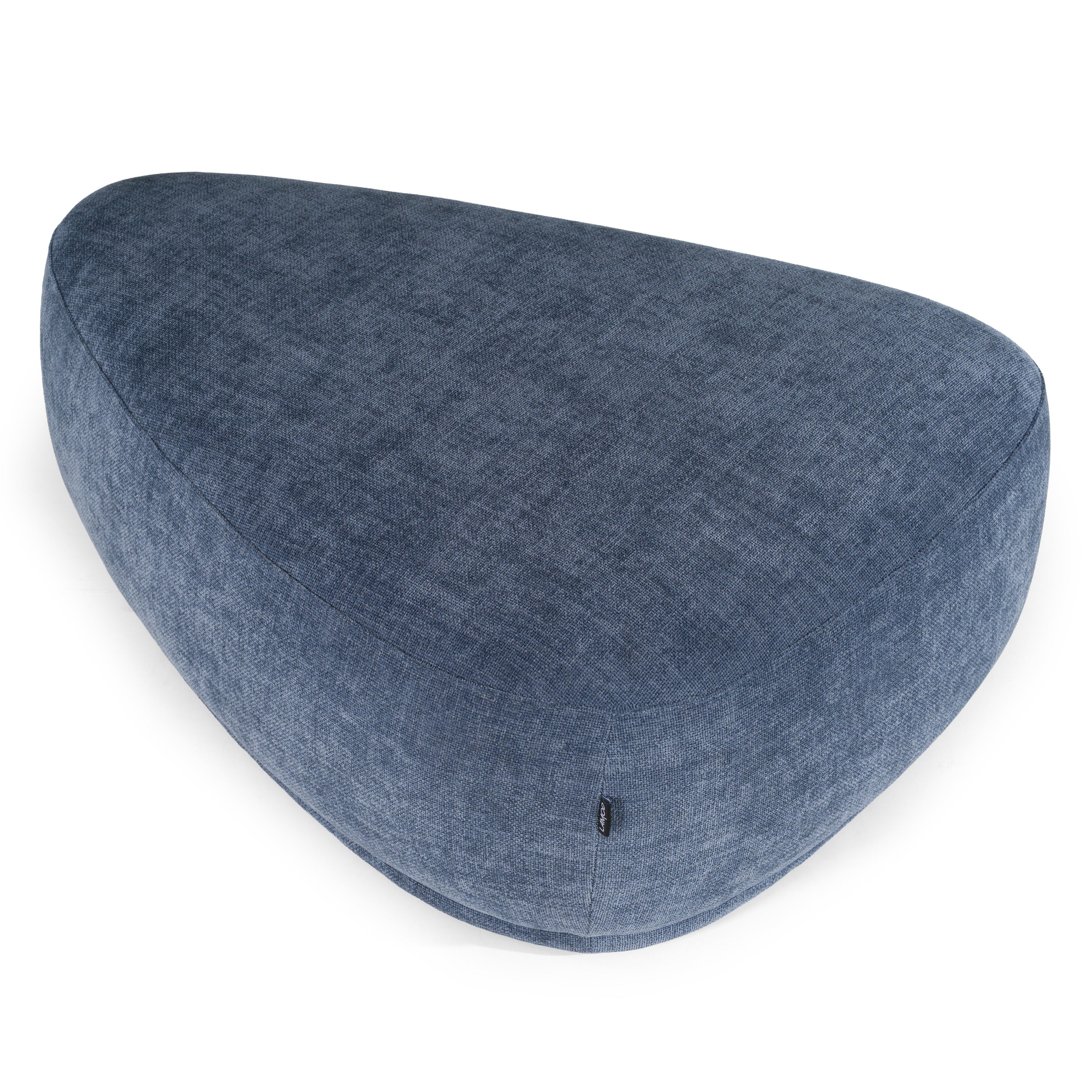 Kinsey - Modern Blue Large River Rock Ottoman - image 3