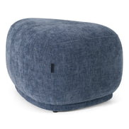 Kinsey - Modern Blue Small River Rock Ottoman - image 2