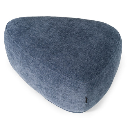 Kinsey - Modern Blue Small River Rock Ottoman - image 3