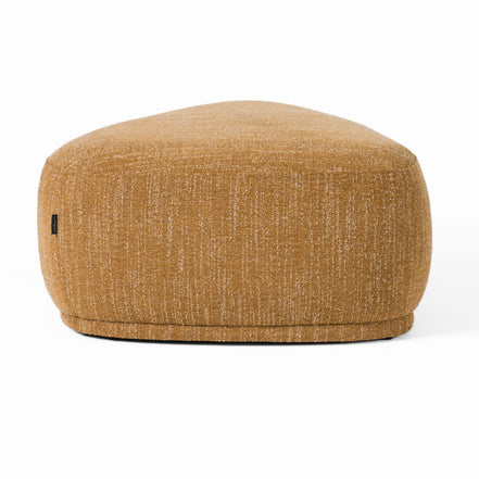 Kinsey - Modern Mustard Large River Rock Ottoman - image 5