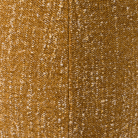 Kinsey - Modern Mustard Small River Rock Ottoman