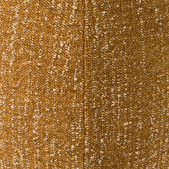 Kinsey - Modern Mustard Small River Rock Ottoman