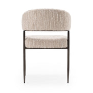Kobe - Modern Beige Fabric Dining Chair - image 3