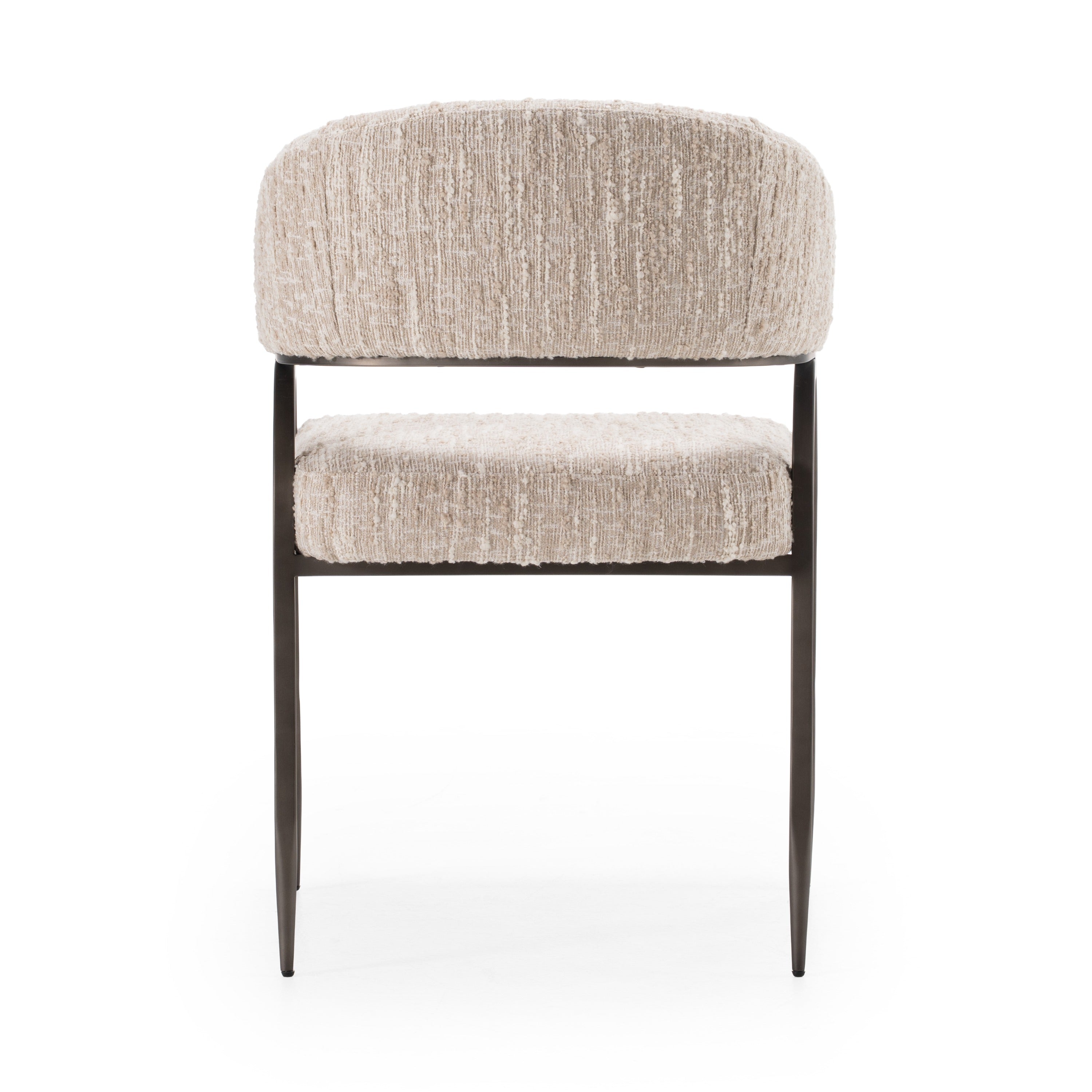 Kobe - Modern Beige Fabric Dining Chair - image 3