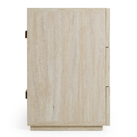 Lago - Modern Faux Travertine Dresser - image 3