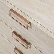 Lago - Modern Faux Travertine Chest - image 2