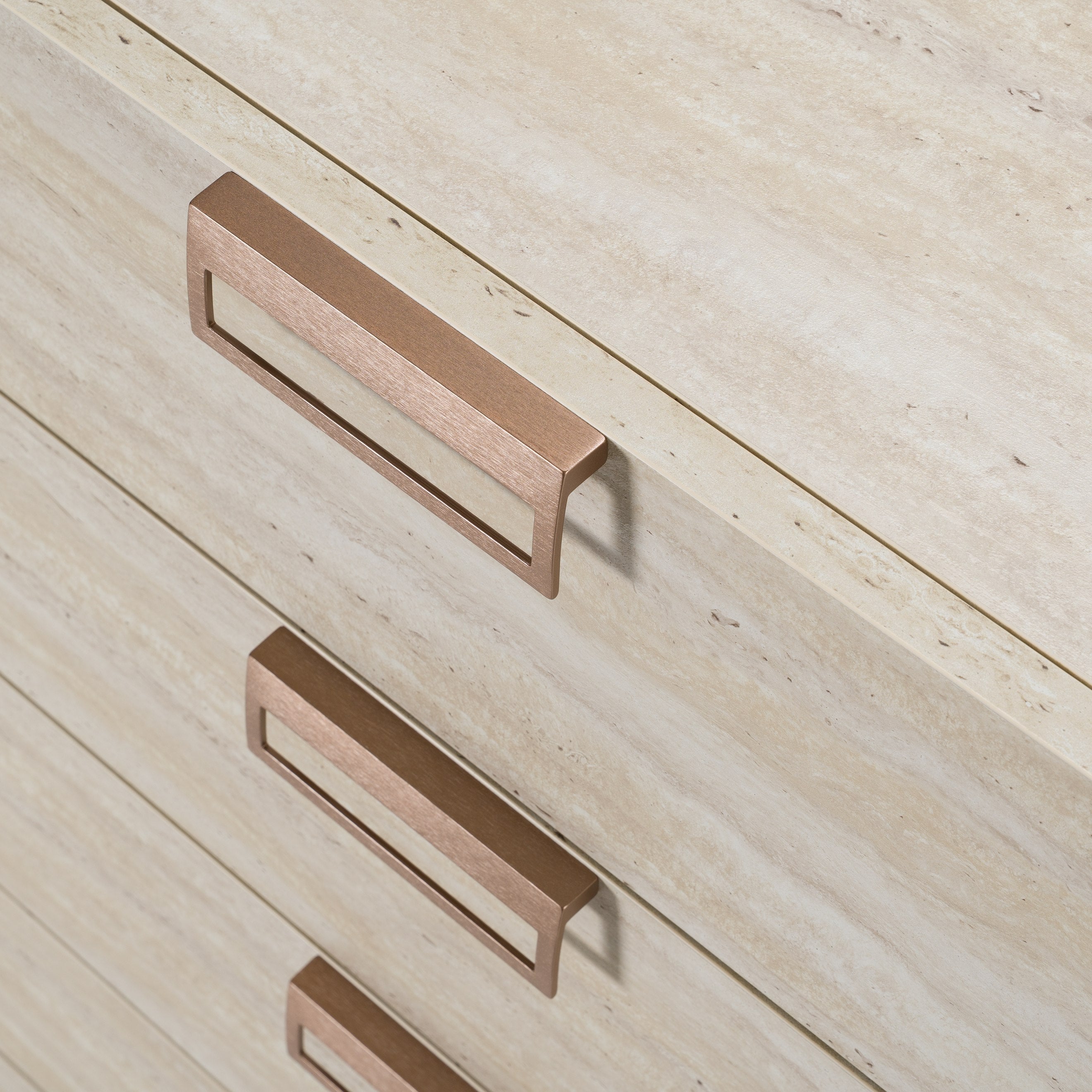 Lago - Modern Faux Travertine Chest - image 2