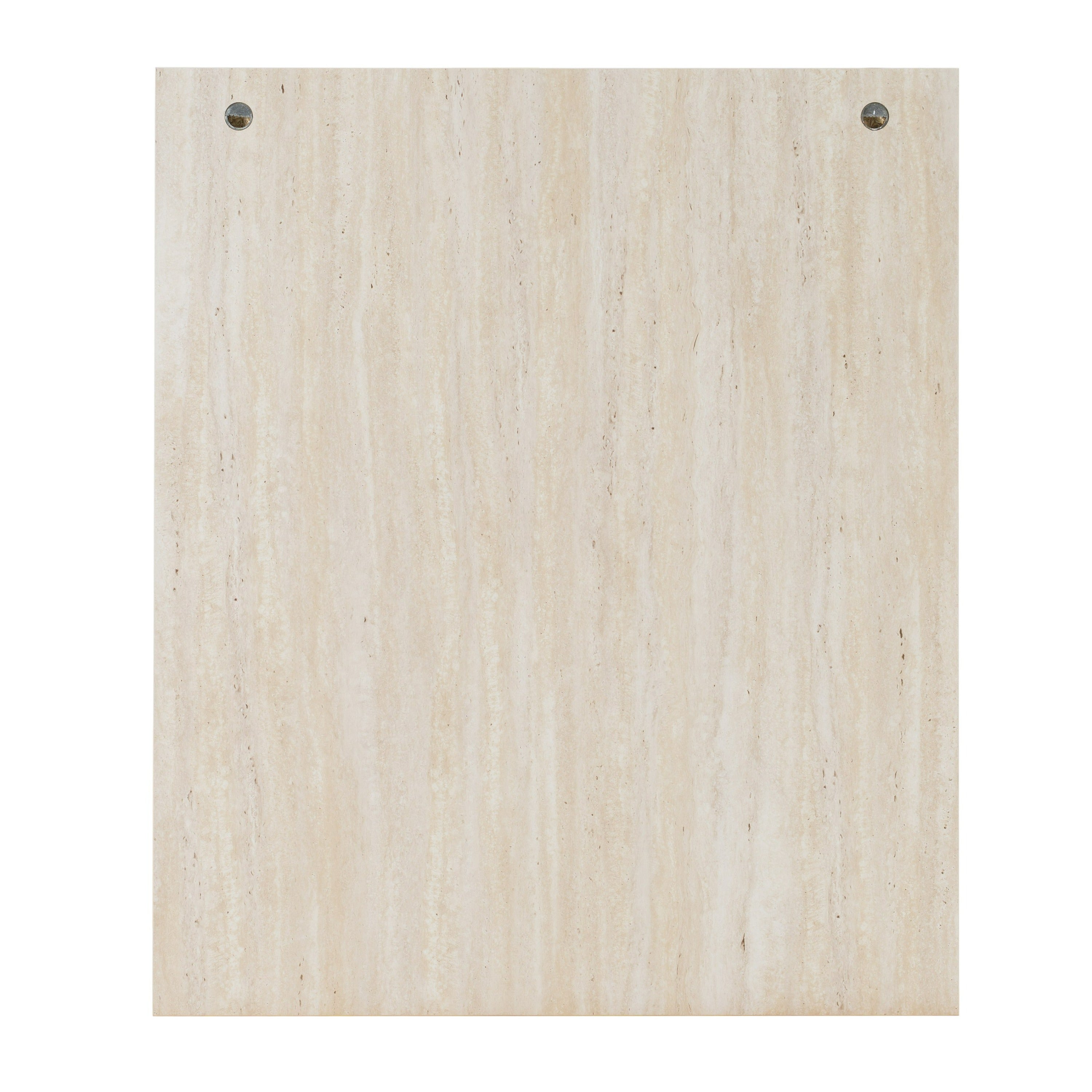 Lago - Modern Faux Travertine Mirror - image 3