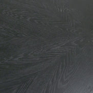 Lander Modern Mid Century Black Oak Round Dining Table - image 5