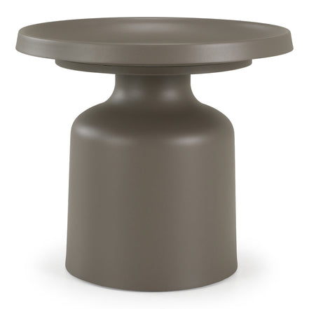 Lanuza - Outdoor Taupe End Table