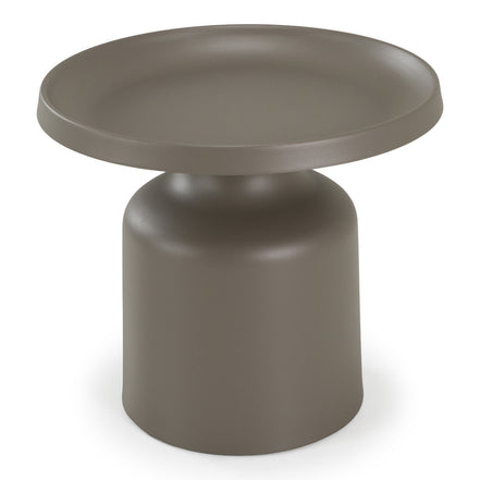Lanuza - Outdoor Taupe End Table - image 2