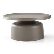 Lanuza - Outdoor Taupe End Coffee Table