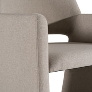 Lasara - Modern Beige Fabric Dining Chair - image 5