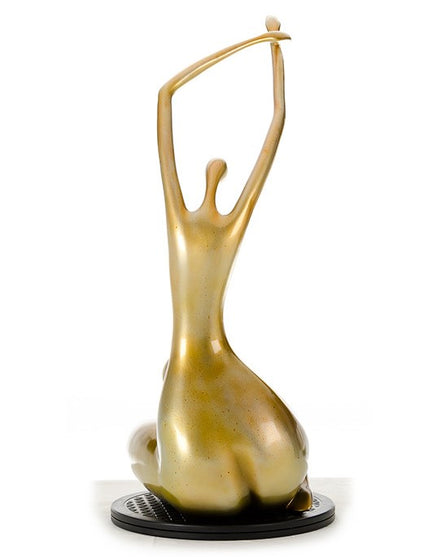 SZ0425 Modern Gold Lass Sculpture - image 4