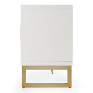 Leah - Contemporary White High Gloss & Champagne Gold Buffet - image 3
