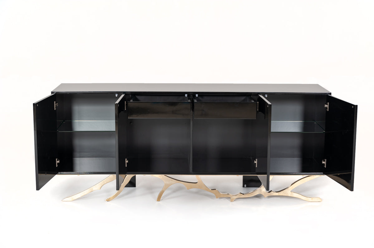 Legend Modern Black & Gold Buffet - image 4