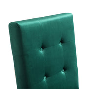Legend Modern Green Velvet & Rosegold Dining Chair (Set of 2) - image 3
