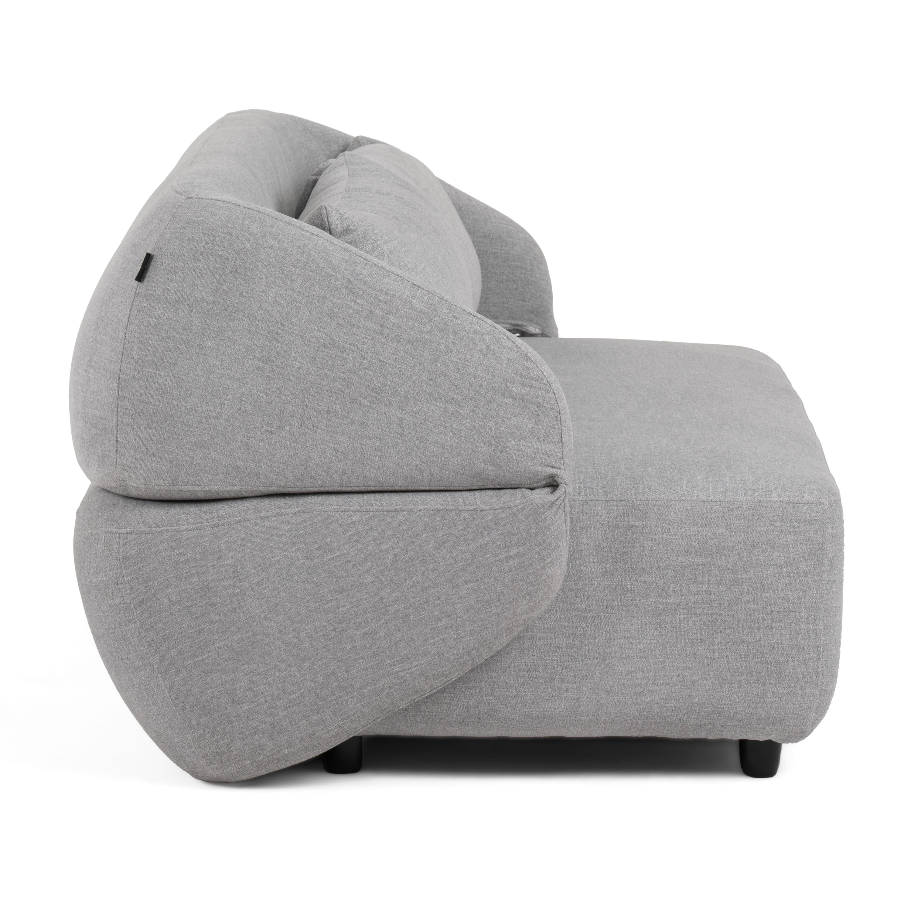 Lerner - Modern Light Grey Fabric Sofa Bed - image 4