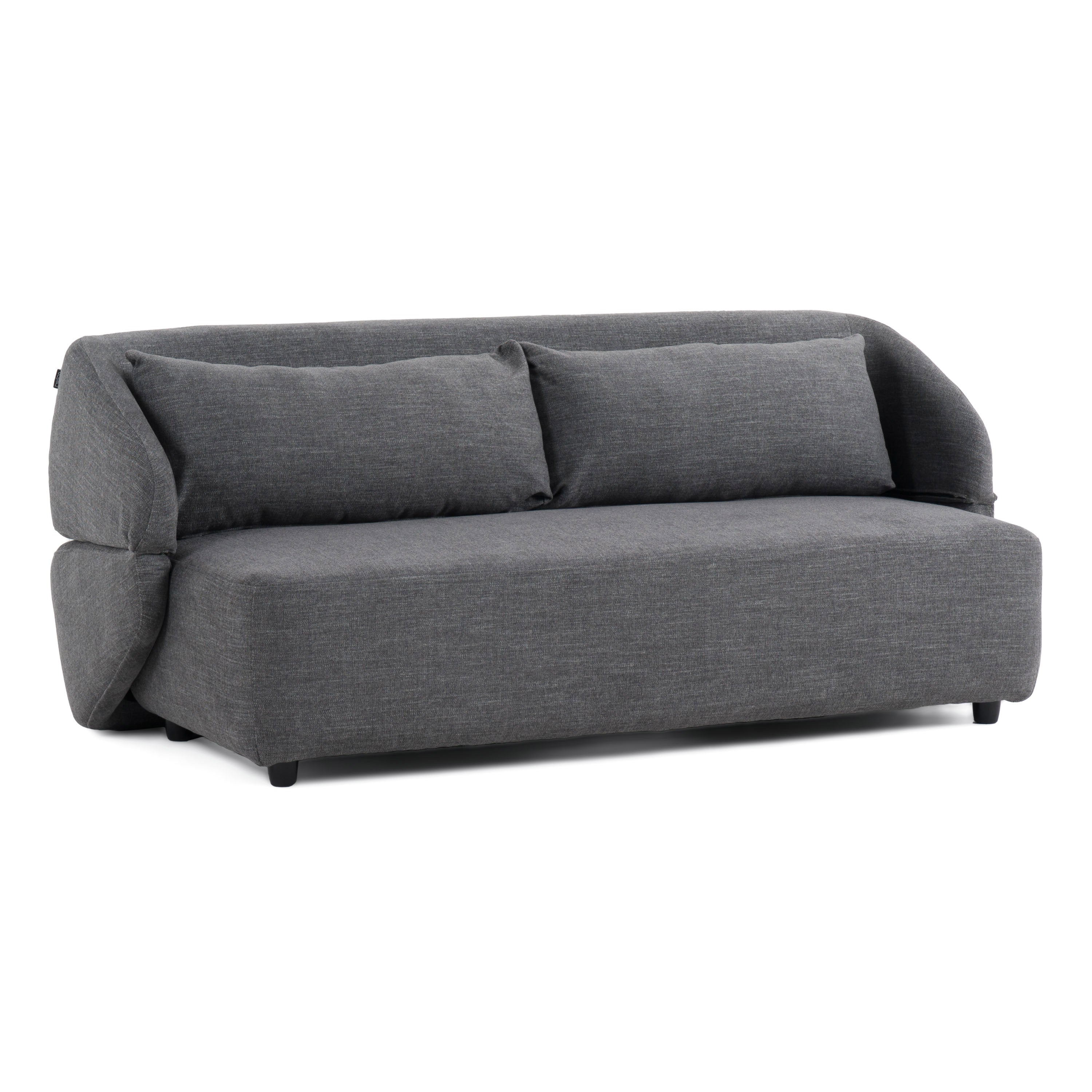 Lerner - Modern Dark Grey Fabric Sofa Bed - image 3