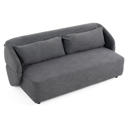 Lerner - Modern Dark Grey Fabric Sofa Bed - image 4
