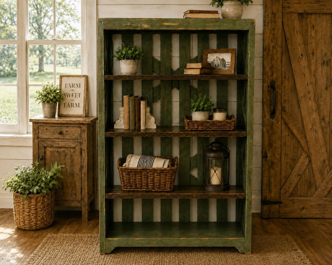 Las Cruces Bookshelf Green