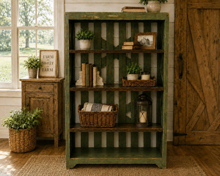 Las Cruces Bookshelf Green