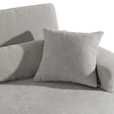 Loki - Modern Grey Fabric 3-Seat Sofa - image 5