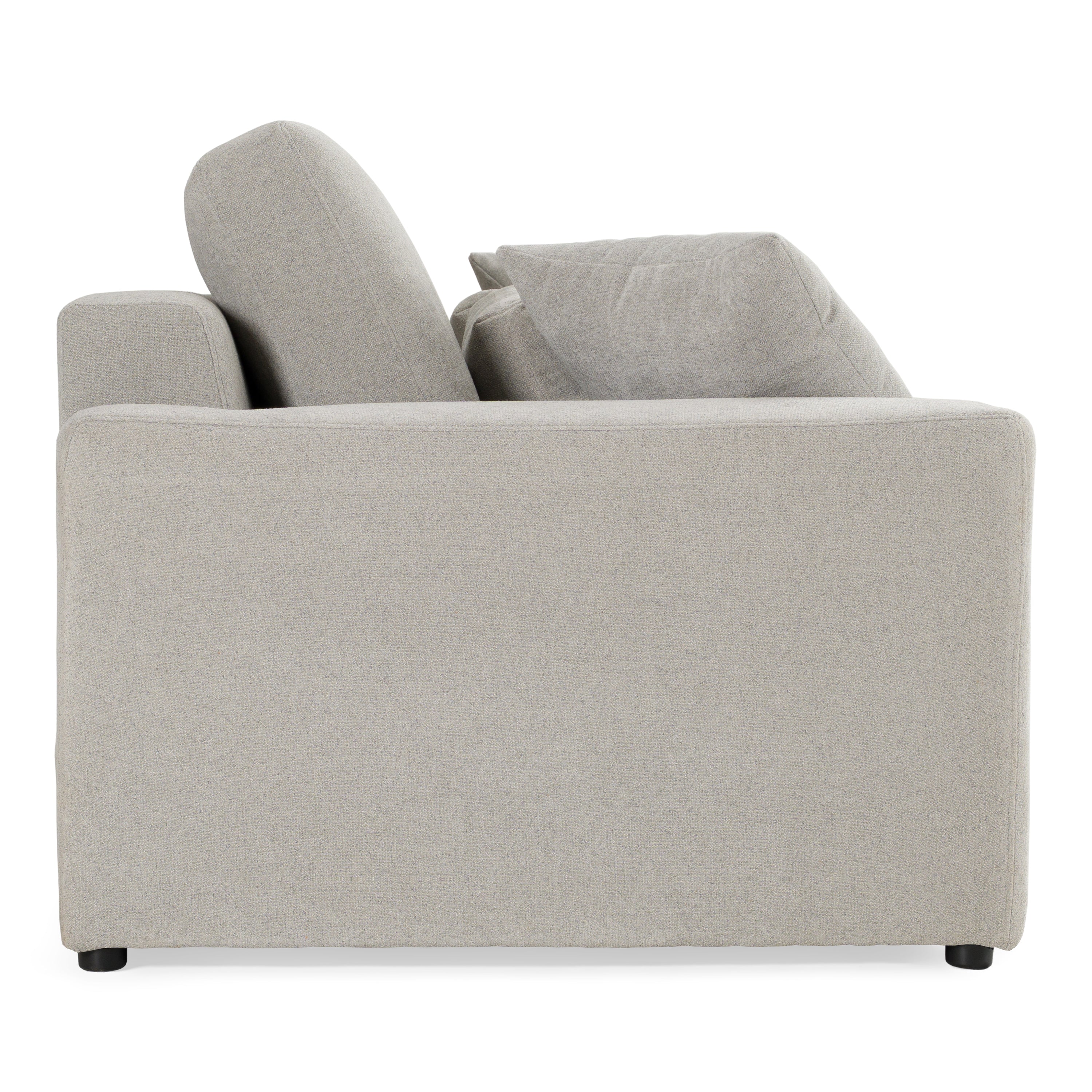 Loki - Modern Grey Fabric 4-Seat Sofa - image 2