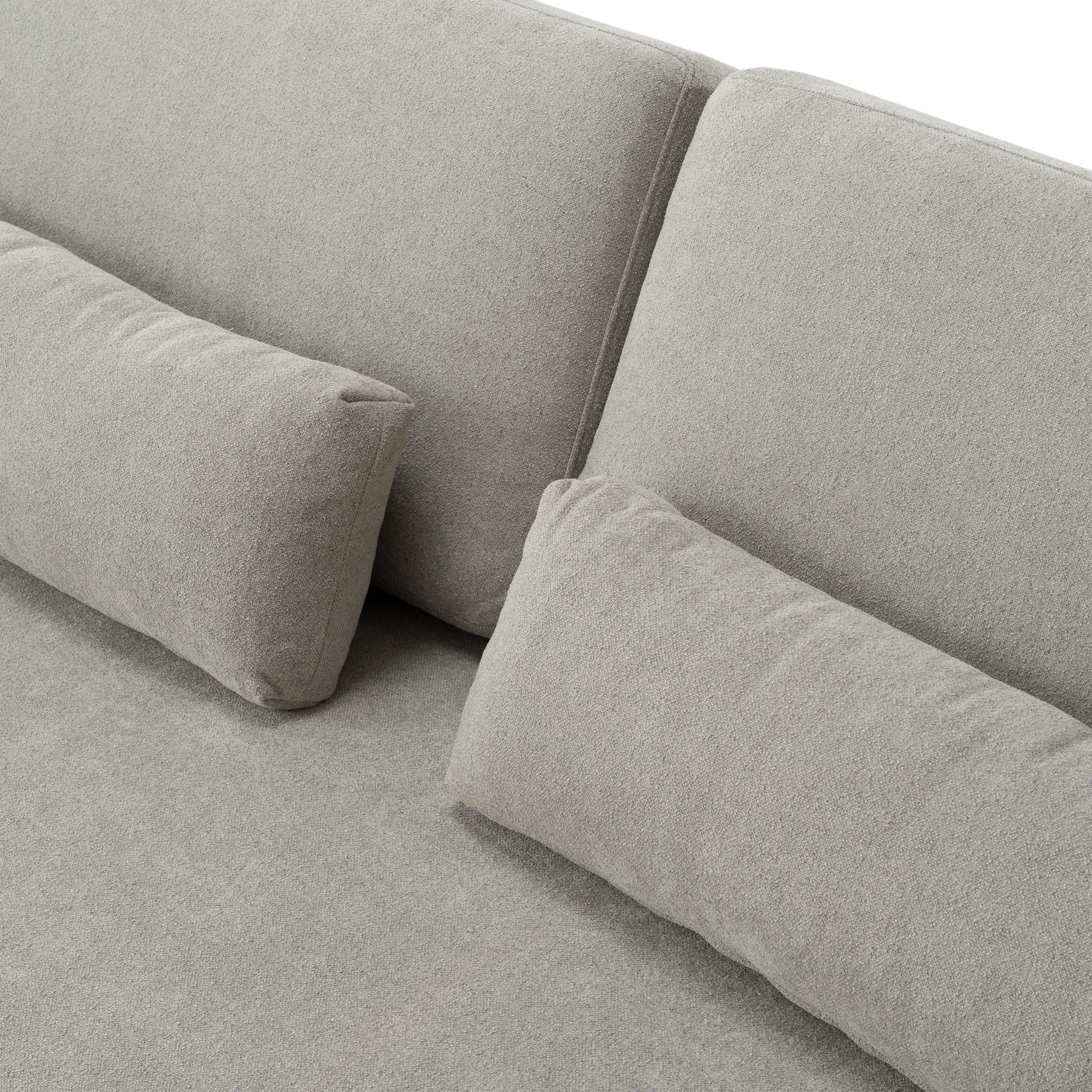Loki - Modern Grey Fabric 4-Seat Sofa - image 4