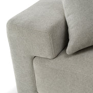Loki - Modern Grey Fabric 4-Seat Sofa - image 5