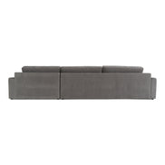 Loki - Modern Grey Fabric Right Facing Sectional Sofa - image 4