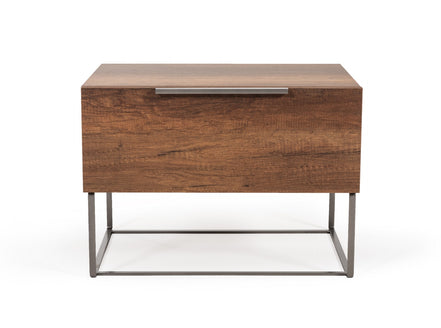 Lorenzo Italian Modern Light Oak Nightstand - image 4