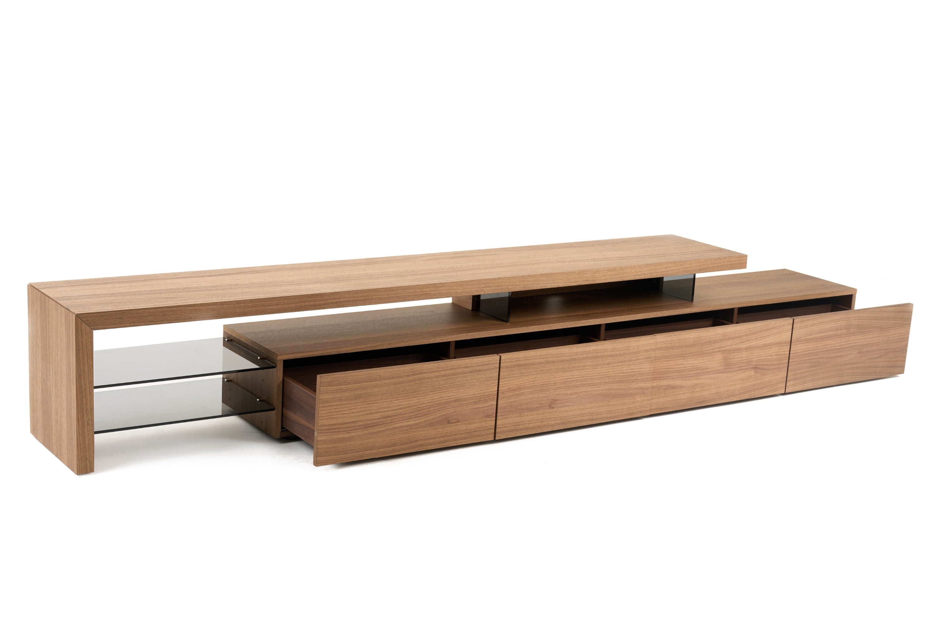 Loreta - Modern Walnut TV Stand - image 2